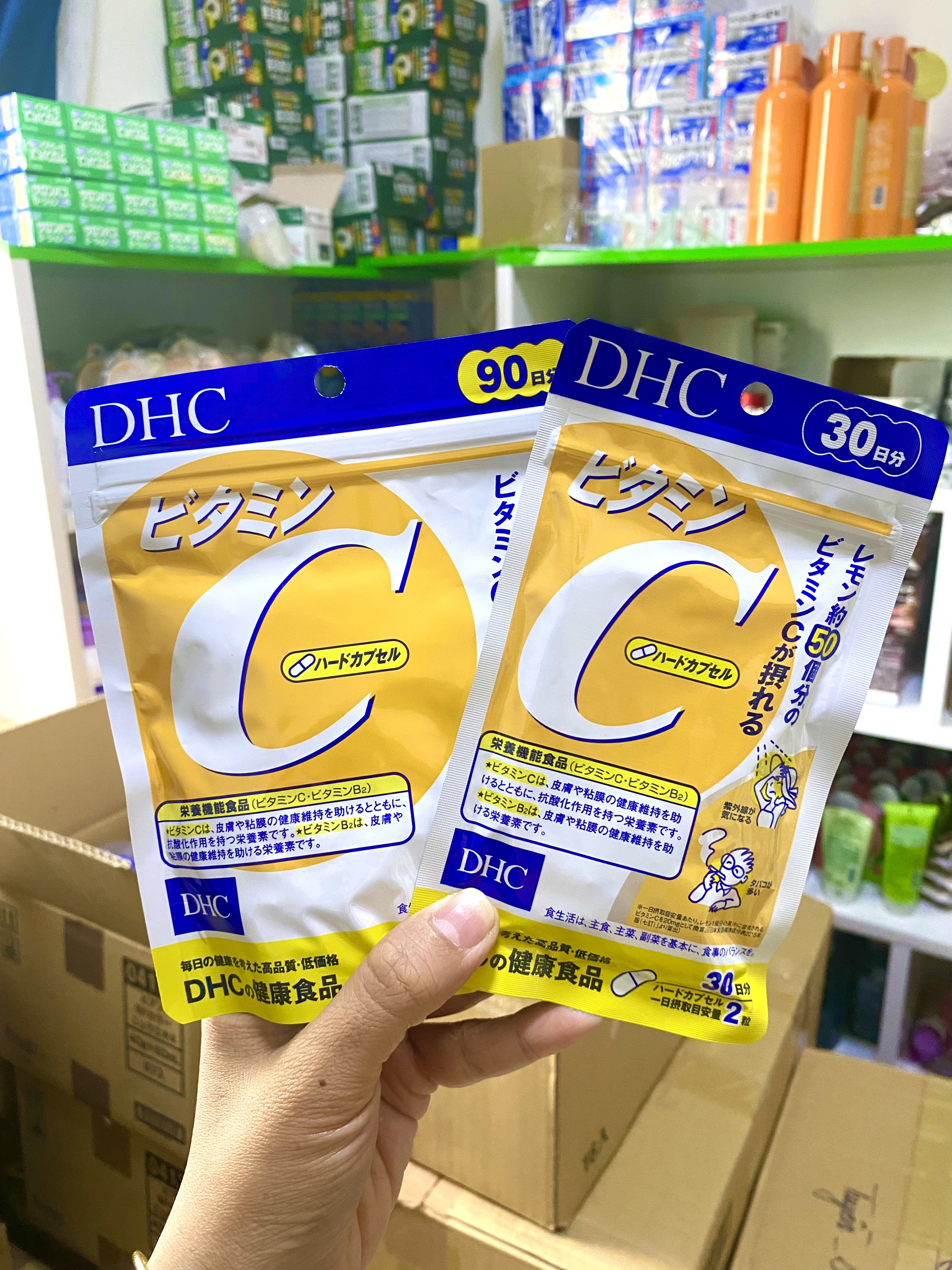 Viên Uống DHC Vitamin C Nhật Bản 30 ngày và 90 ngày
