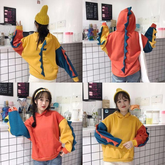 [HCM]Áo Hoodie Khủng long siêu dễ thương
