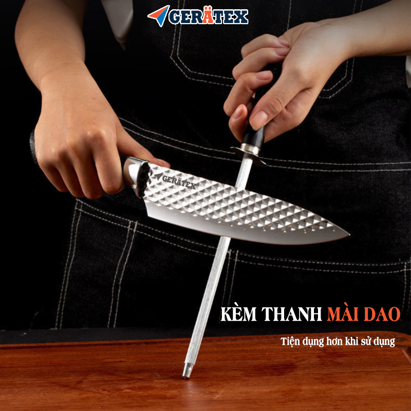 Bộ Dao 6 Món Nhà Bếp Gerätex chất lượng CHLB Đức