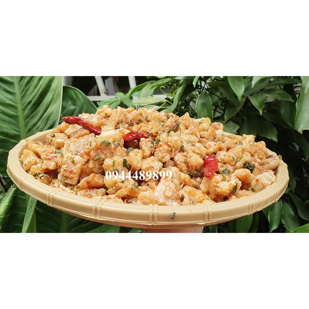 [Tết ] 200gr Tóp mỡ liền da sốt mắm hành  - đồ ăn vặt