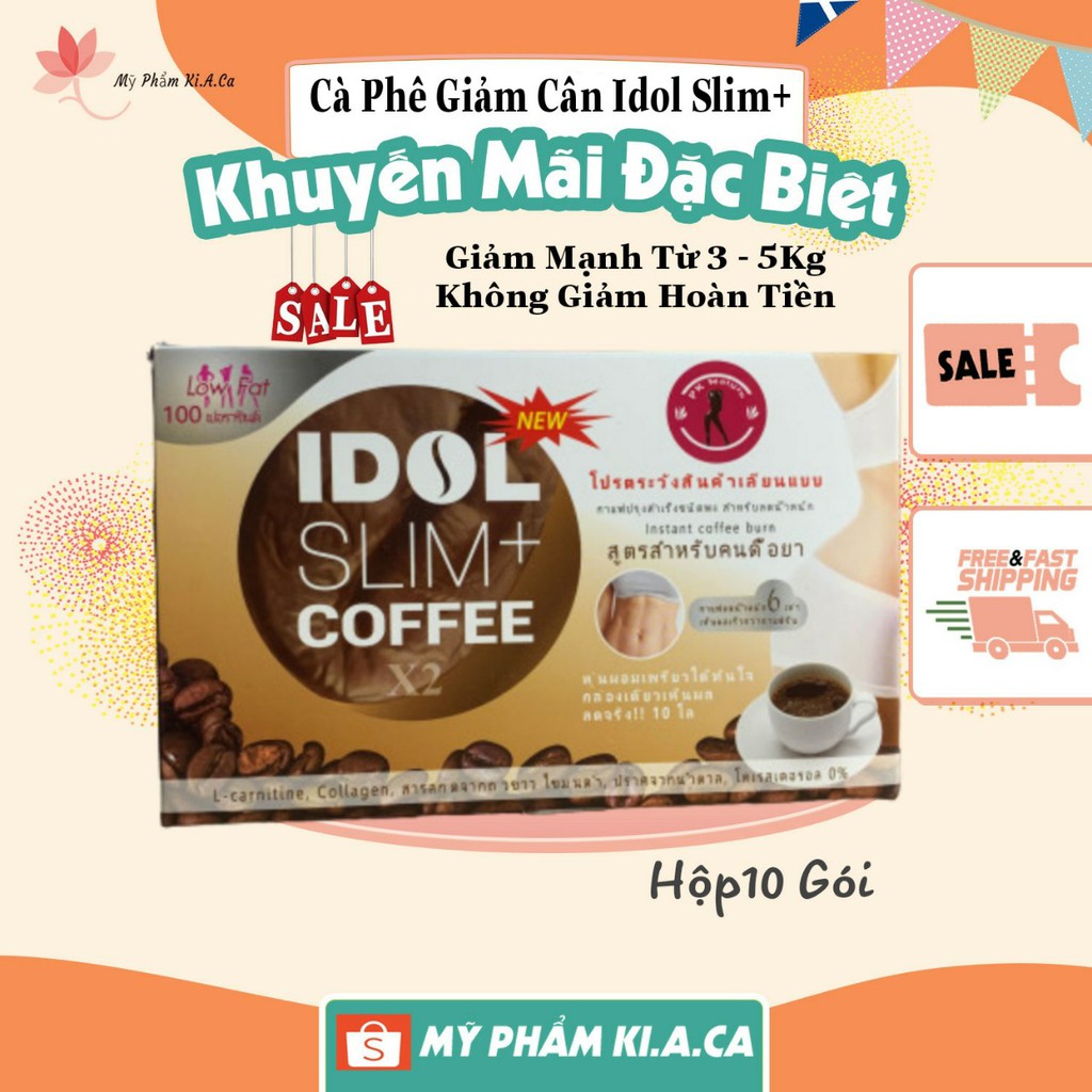 Cà Phê Giảm Cân Idol Slim Coffee Thái lan, Giảm Mạnh, Giảm 3