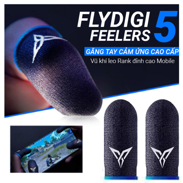 Găng tay gaming Flydigi Wasp Feelers 5 chính hãng – Bao ngón tay chơi game chống mồ hôi tốt, độ nhạy cao