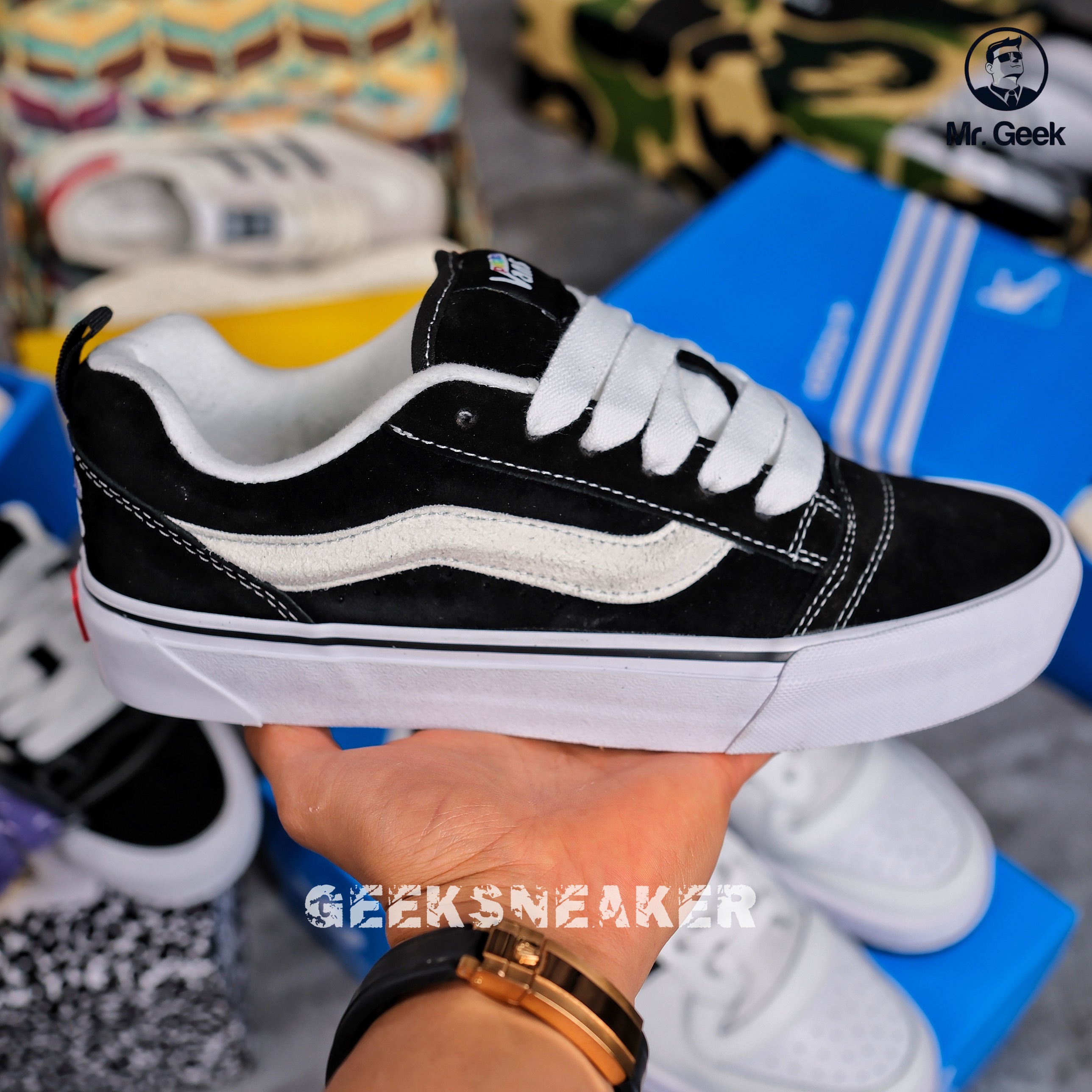 [GeeKSneaker] Giày Sneaker Vans Vault Knu Skool VR3 x Imran Potato