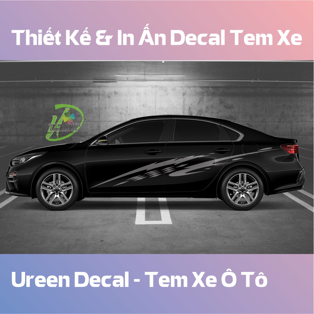 Decal Tem Xe Cerato 2019 - 2021 Mẫu 001