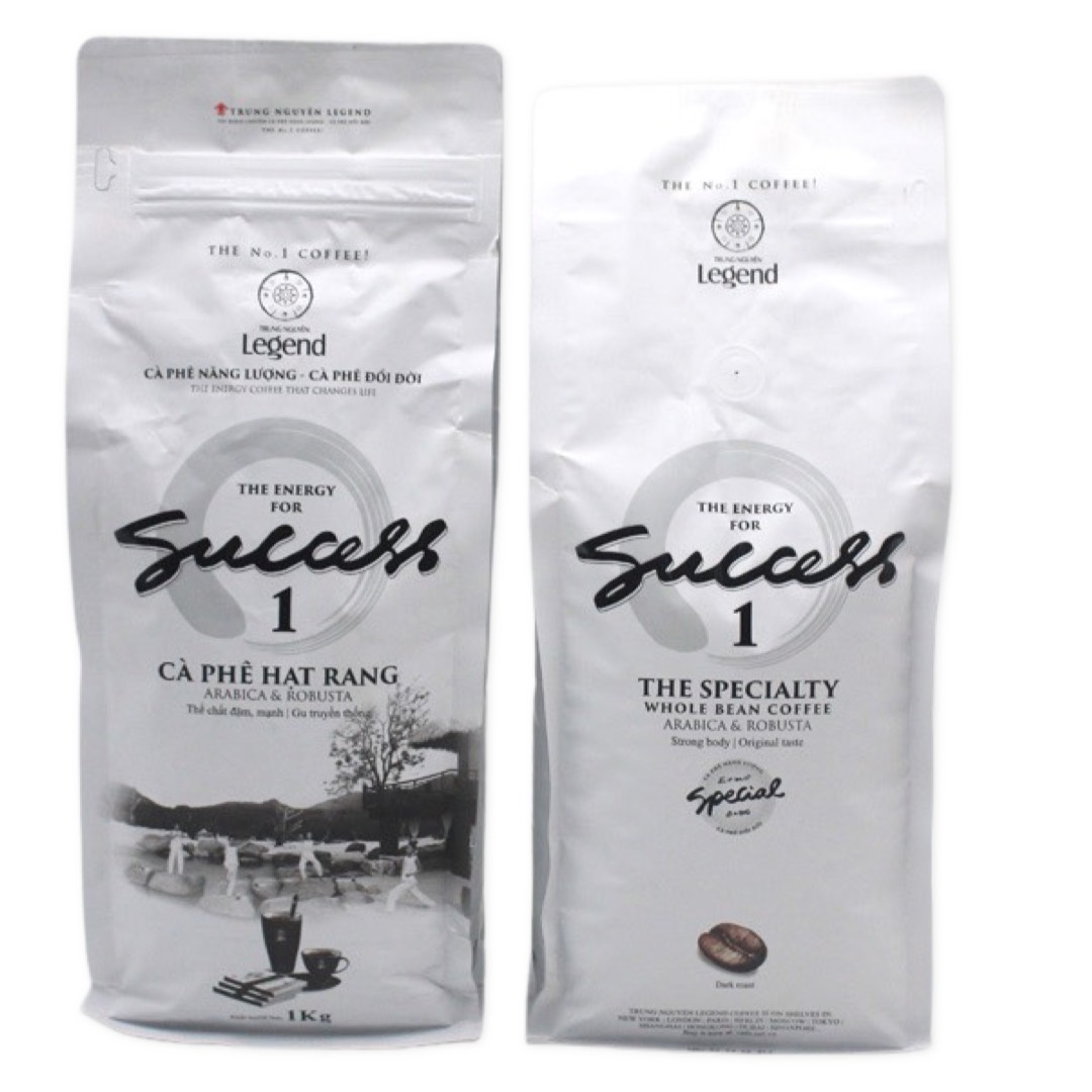 Cà phê hạt Mộc Trung Nguyên( Success 1) - Túi 1kg