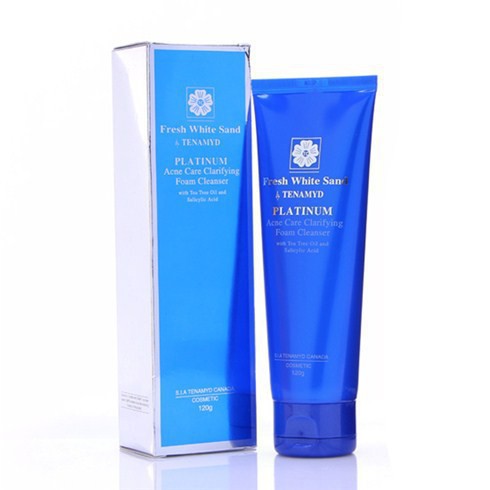 [HCM]Sữa Rửa Mặt Fresh White Sand Tenamyd Platinum Acne Care Clarifying Foam Cleanser