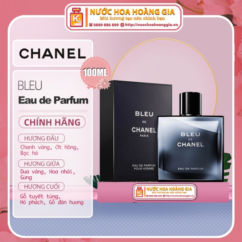 Nước hoa nam Chanel Bleu De Chanel Eau de Parfum 100ml - Chính hãng