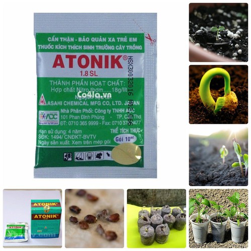 1 hộp ( 10 Gói )Phân bón kích thích sinh trưởng Antonik