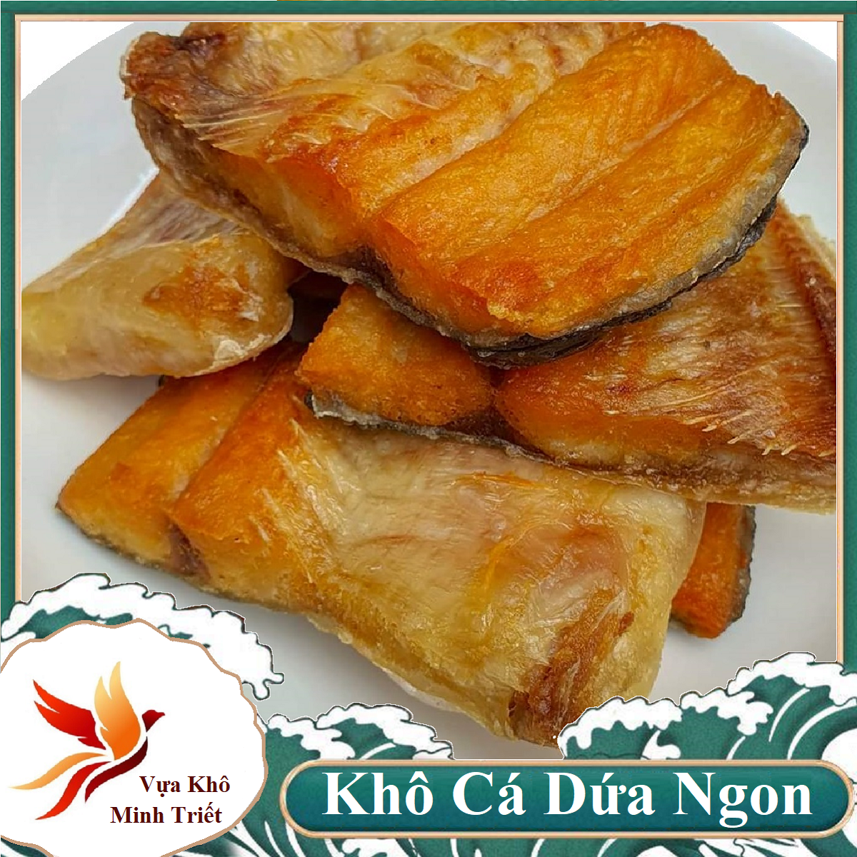 KHÔ CÁ DỨA NGON RẺ 1KG CẦN GIỜ - đồ ăn vặt - đồ khô