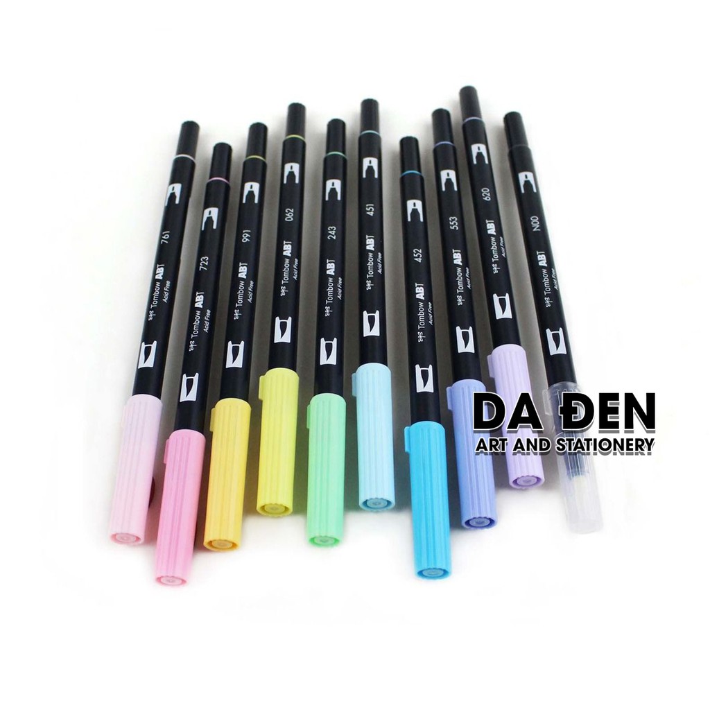 [HCM]Bút Tombow Dual Brush Pen Set Pastel 6/10