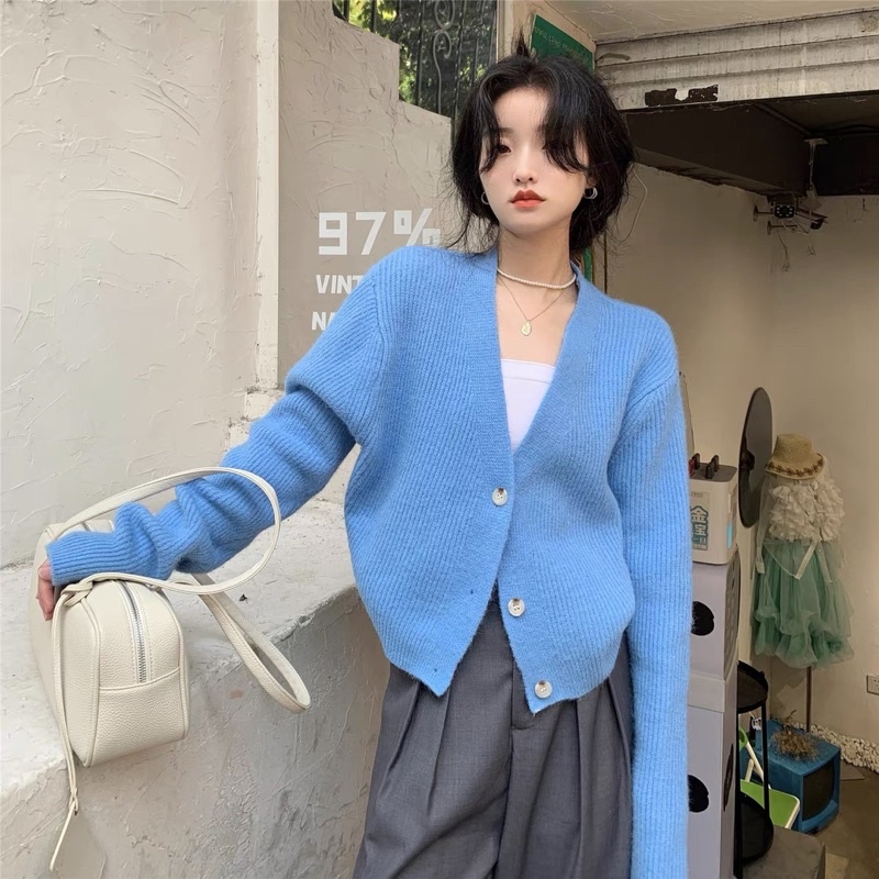 áo len/ croptop cardigan