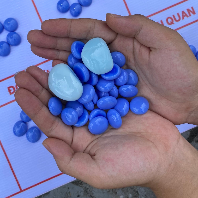 Bộ trò chơi ô ăn quan kèm đá - thư viện đồ chơi