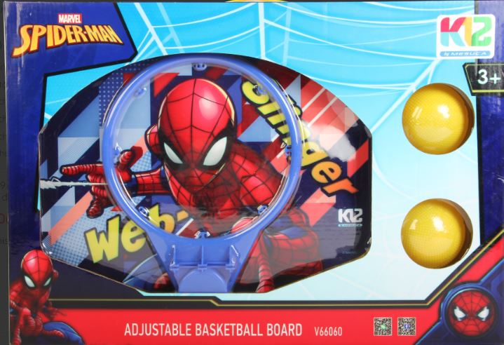 Bộ đồ chơi trụ bóng rổ Spiderman Mesuca