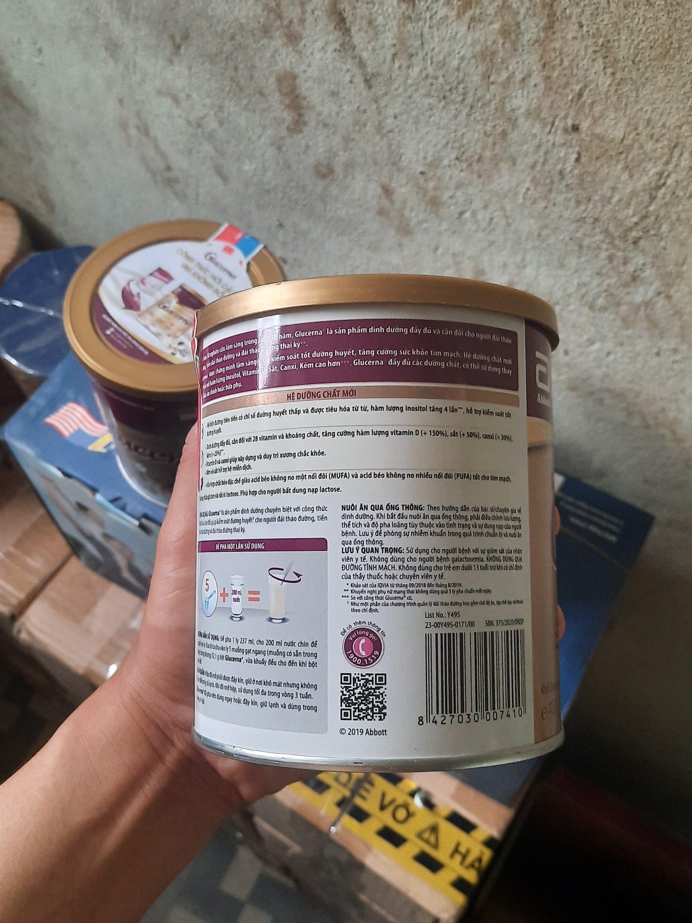 Sữa Bột Glucerna Hương Vani 400g