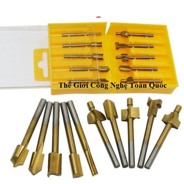 Mũi phay gỗ đa hình cán 3mm