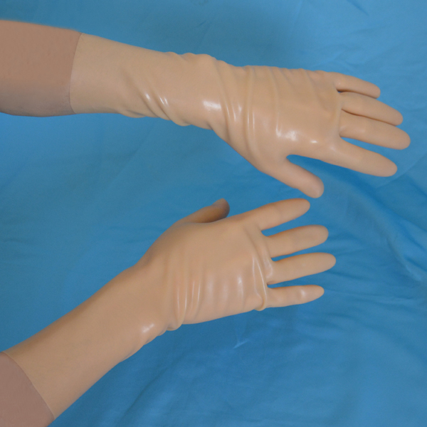 Unisex đen 3D liền mạch Găng tay cao su Găng tay cao su đenDa Màu đúc Găng tay cao su ngắn