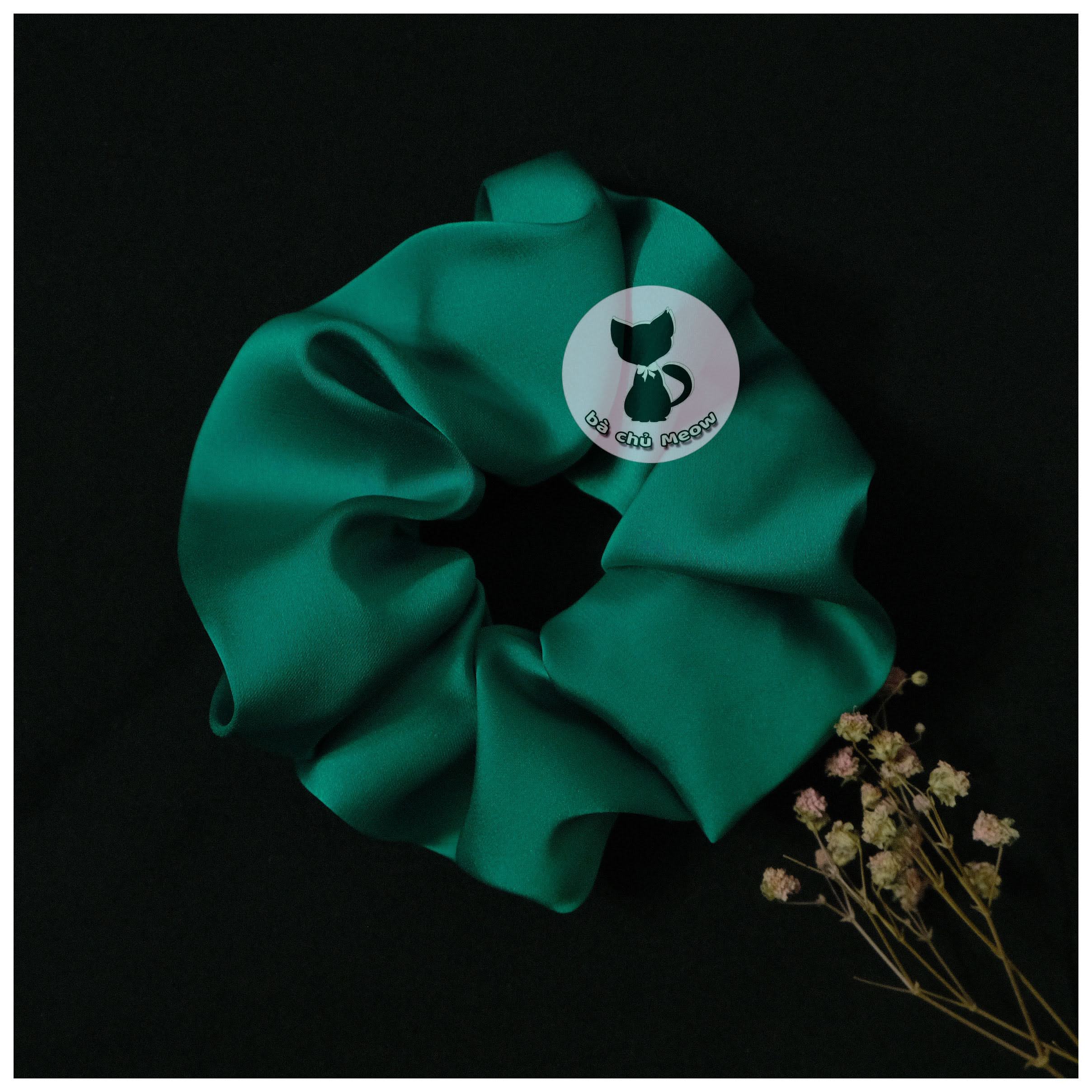 Dây cột tóc - Đồ cột tóc phong cách Vintage - Scrunchies Đa Sắc Màu