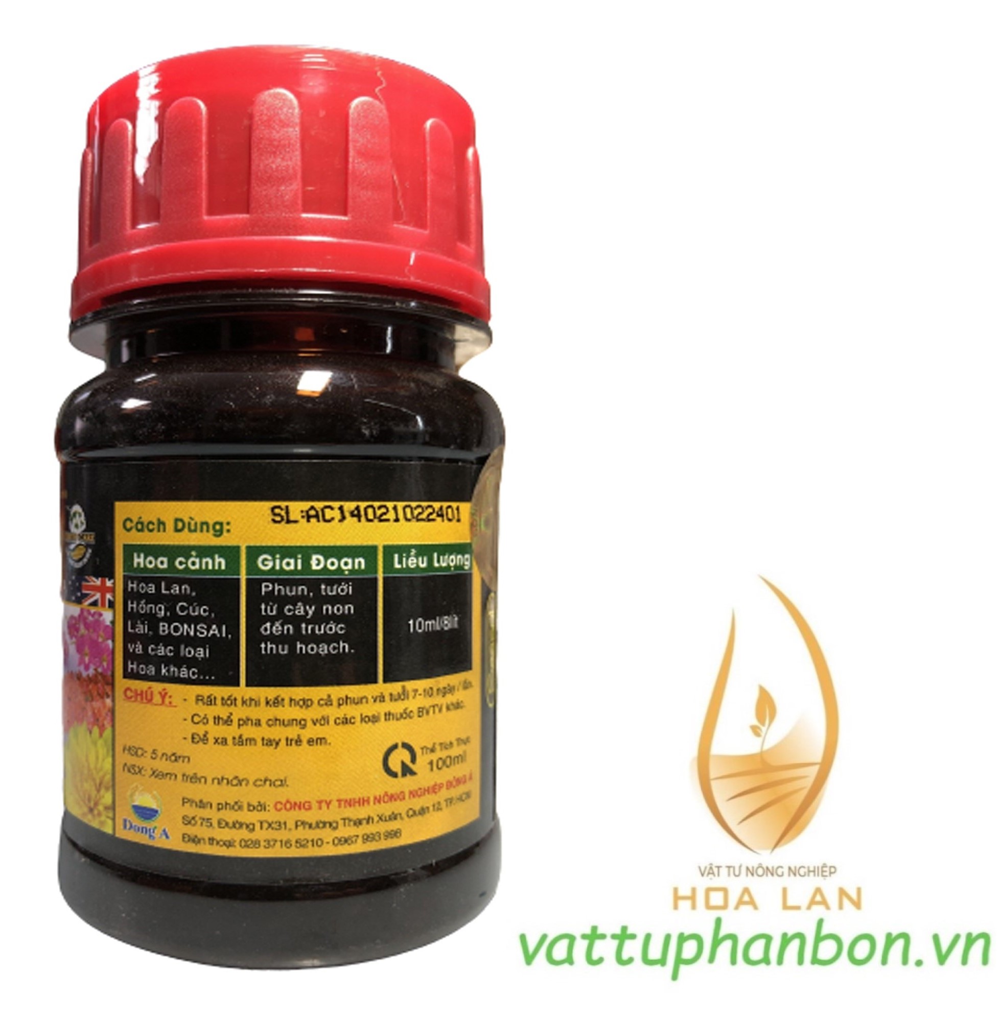 Phân Bón Lá Đa Trung Lượng Org-Hum - #434A#  100ml
