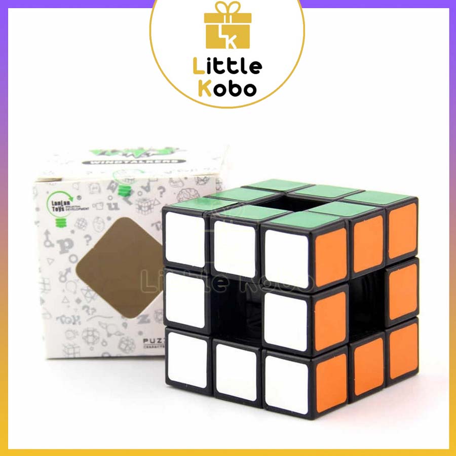 Rubik LanLan Void Cube 3x3 Rubic Biến Thể 3 Tầng Đồ Chơi Trí Tuệ Trẻ Em Phát Triển Tư Duy Thông Minh - Little Kobo