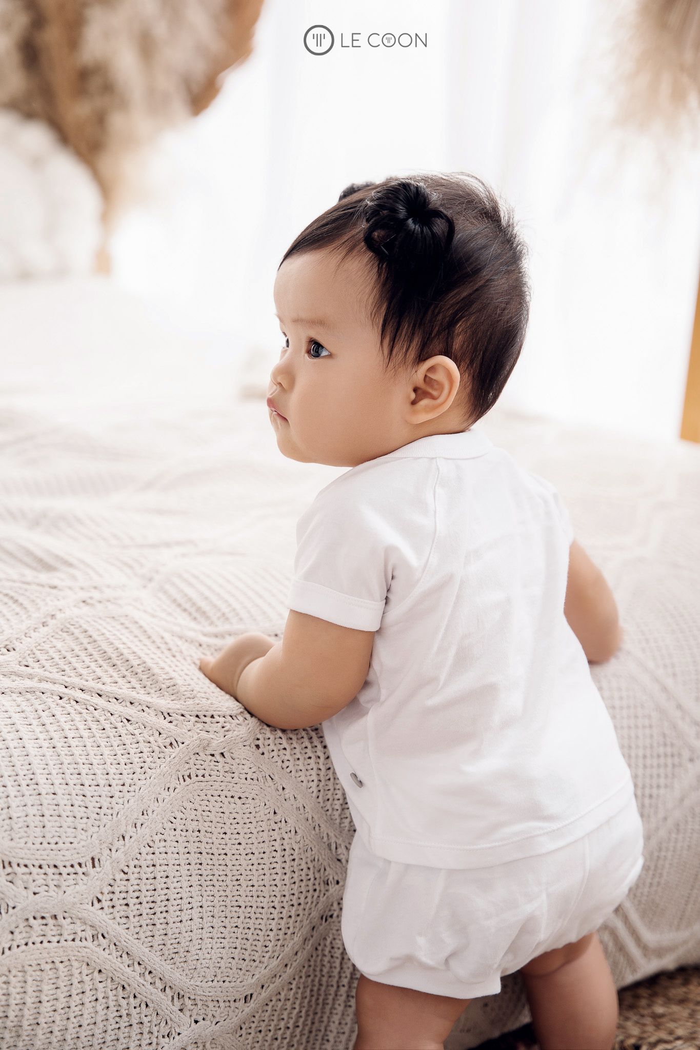 LE COON | BODYSUIT CÚC BẤM CỘC TAY | COOL | 0 - 12 tháng