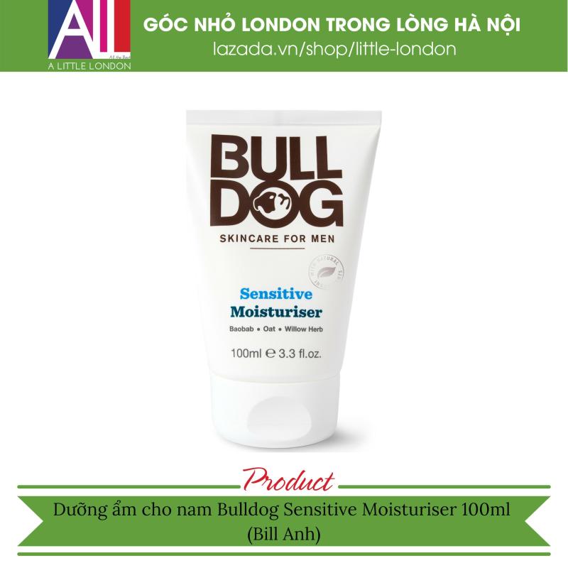 Dưỡng ẩm cho nam Bulldog Sensitive Moisturiser 100ml (Bill Anh)
