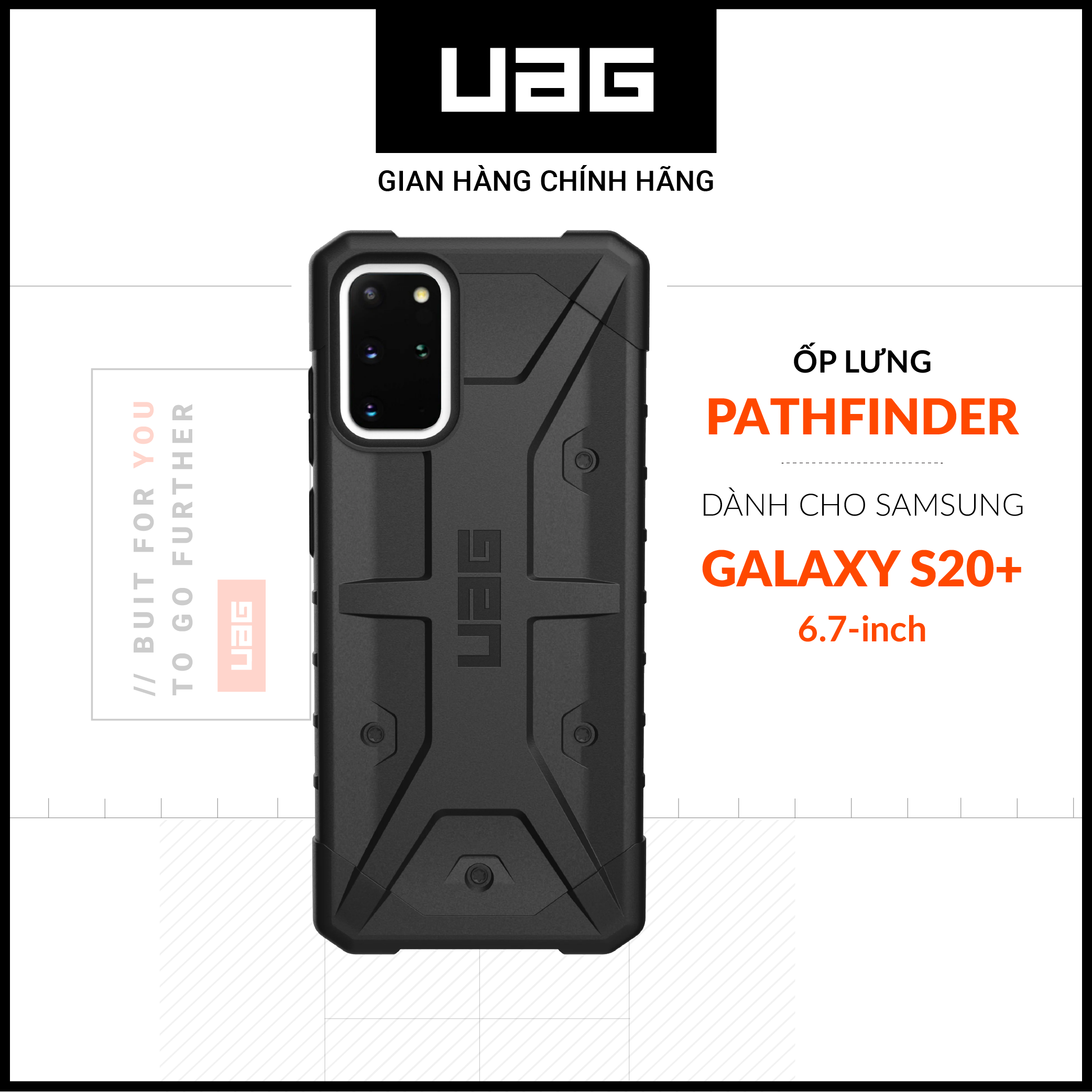 Ốp lưng UAG Pathfinder cho Samsung Galaxy S20 Plus