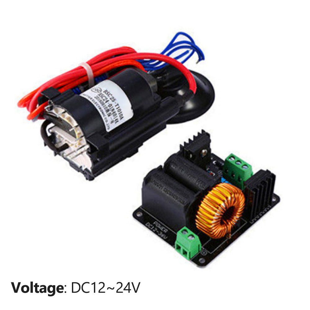 DC12-24V ZVS Coil Driver Board Flyback Driver Module with Ignition Coil High Voltage DC Power Supply Replacement for Tesla