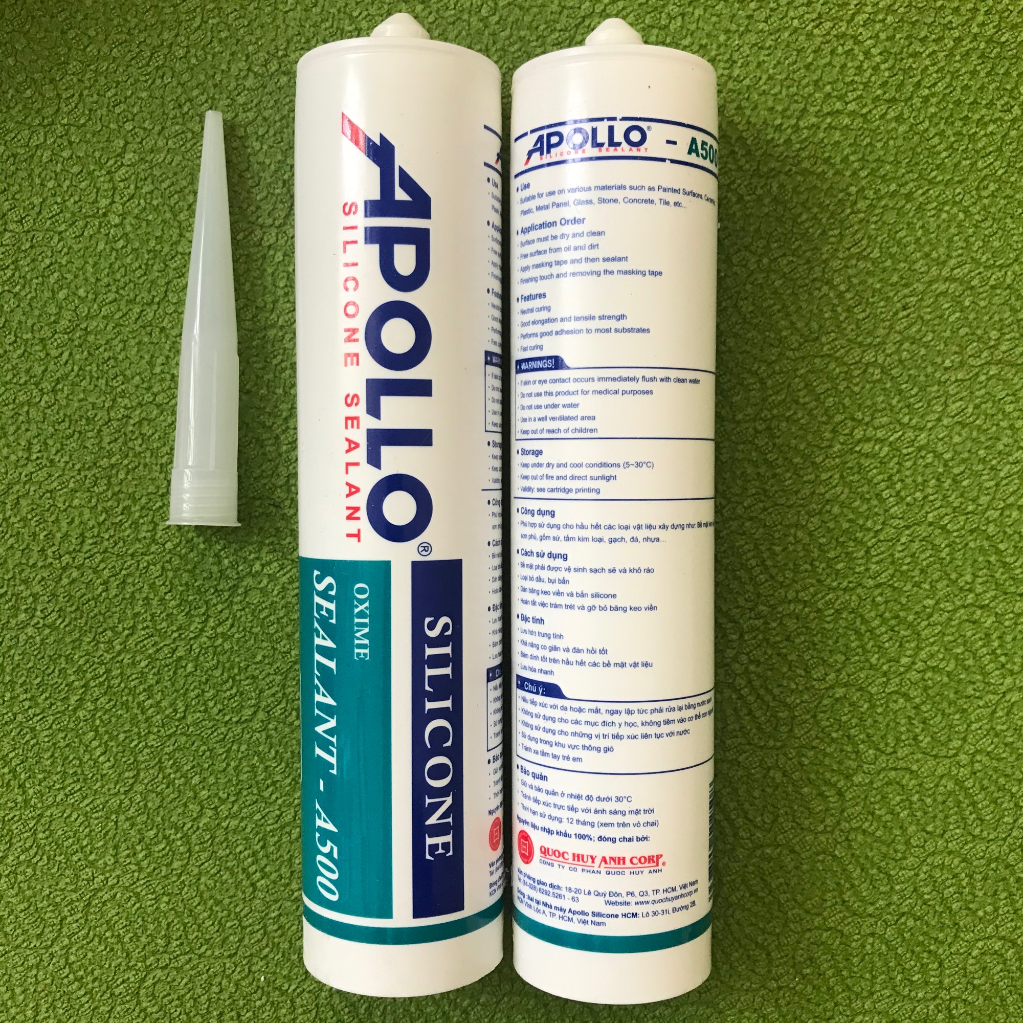 Keo trung tính Apollo silicone A500 (Trong)