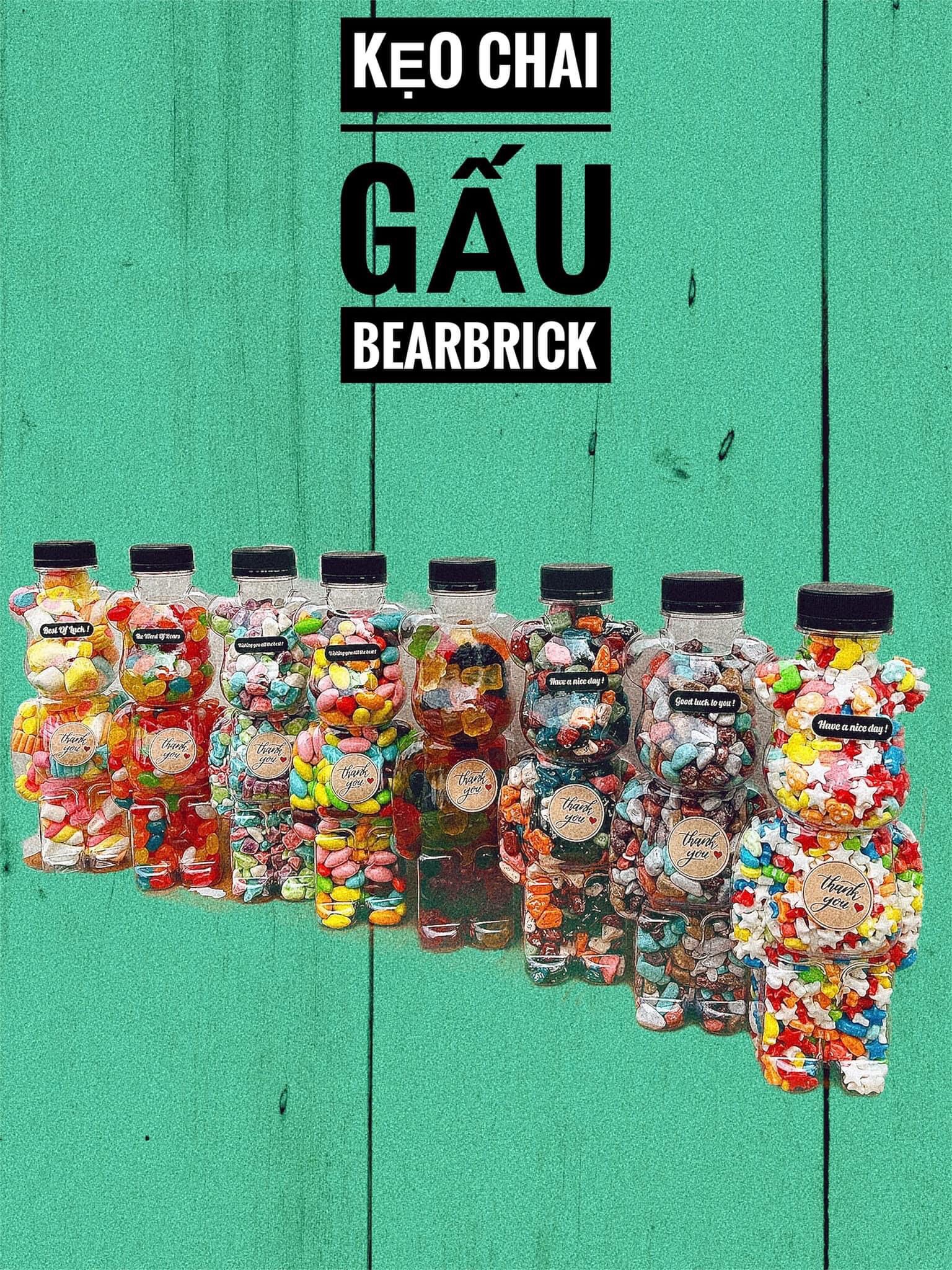 CHAI GẤU BEARBRICK KẸO CÁC LOẠI
