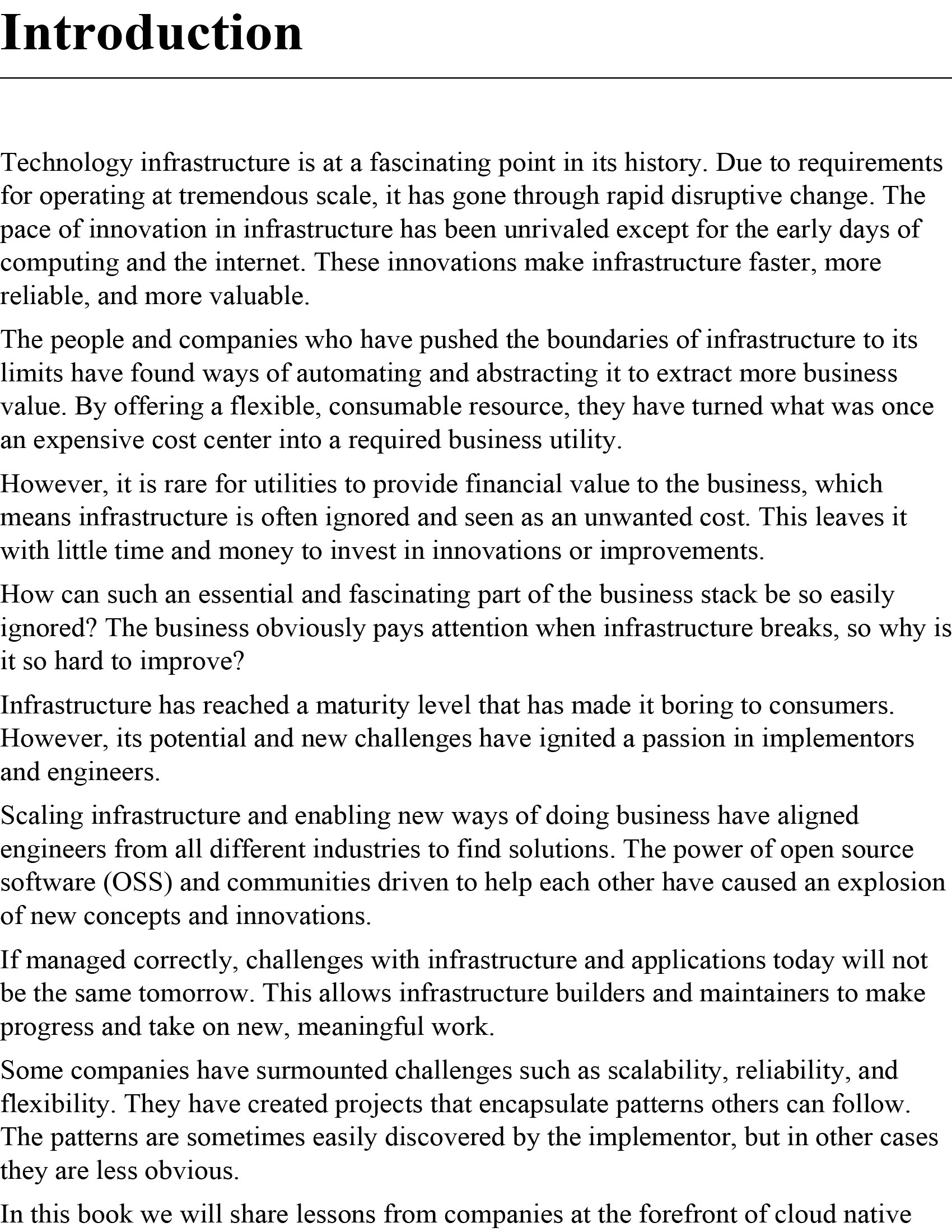 Cloud Native Infrastructure