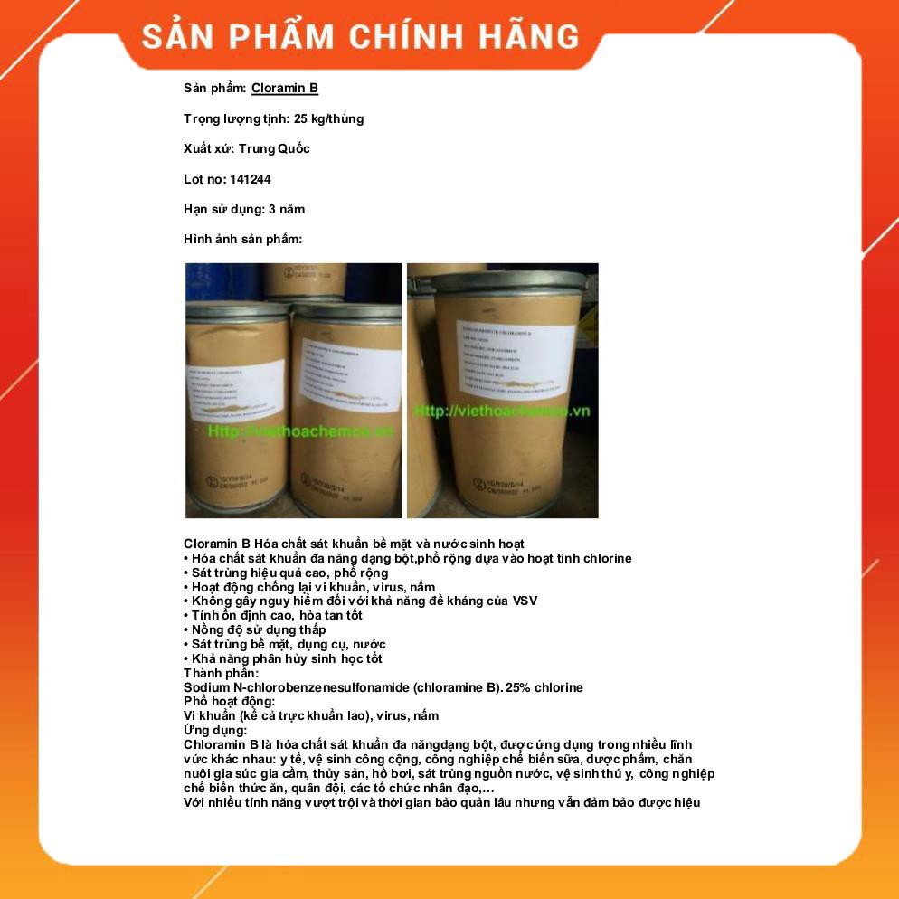 BỘT SÁT KHUẨN KHỬ TRÙNG CLORAMINB (BỘT MỊN) 1KG