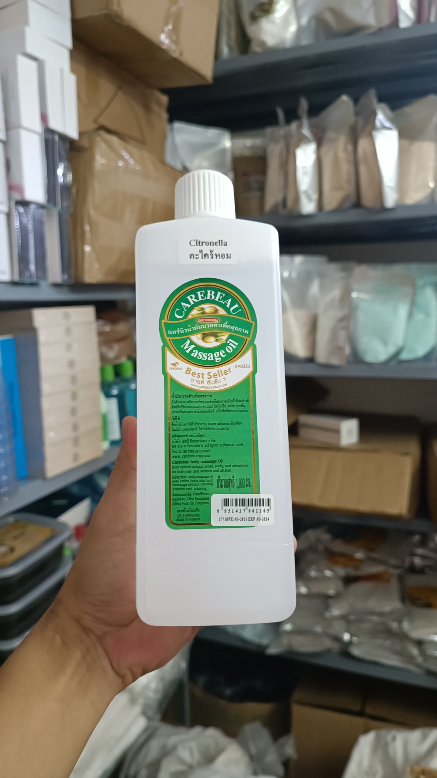 Dầu massage Thái Lan chai 1000ml