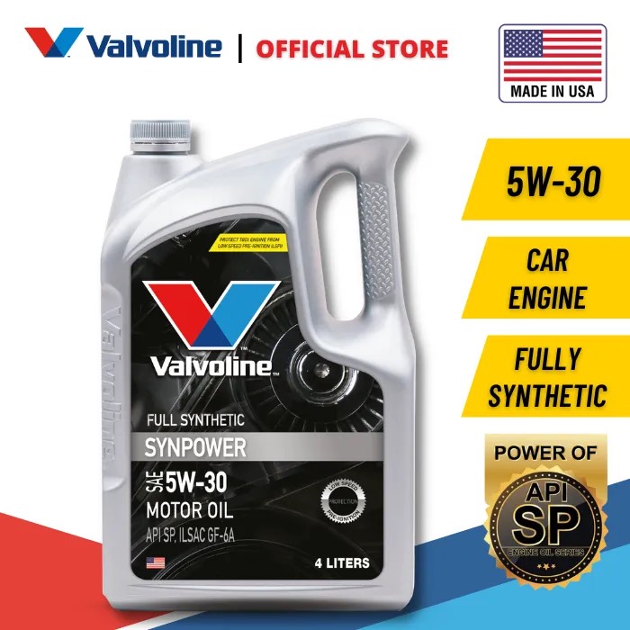 Dầu nhớt Valvoline Synpower 5W30 SN+ RC GF-5 (Can 4L)