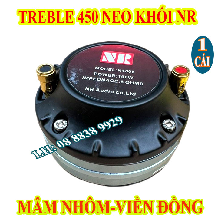 Củ loa treble 450 nr neo khối, coil dẹt, viền đồng nhập khẩu - giá 1 loa