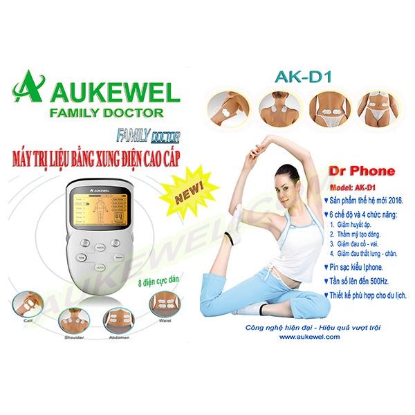 Máy massage xung điện trị liệu 8 điện cực