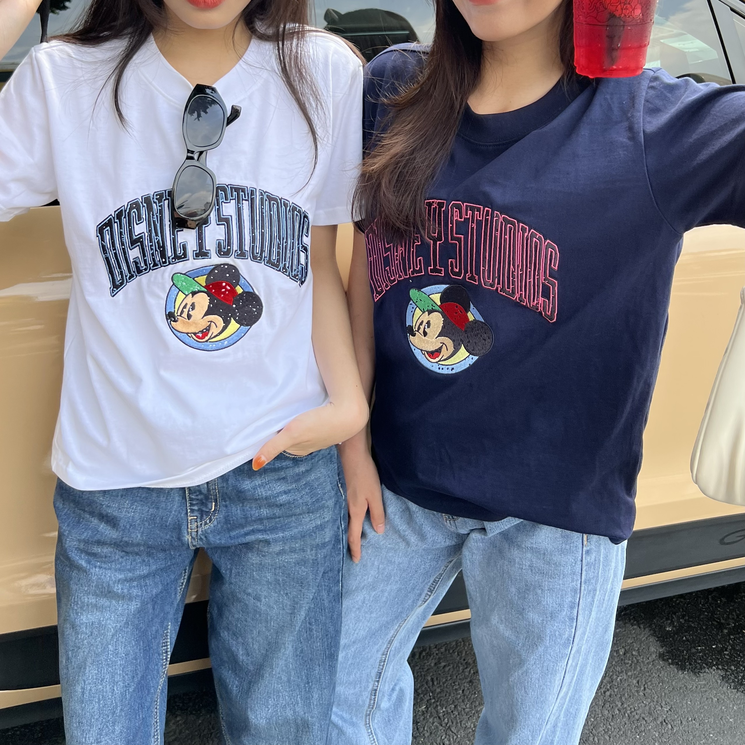Áo thun thêu hoạ tiết hoạt hình DISNEY STUDIOS