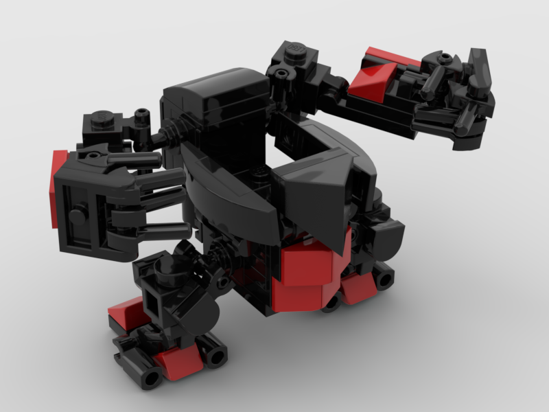 Le Go Đồ Chơi Lắp Ráp Robot Suite Moc Mech Shorter