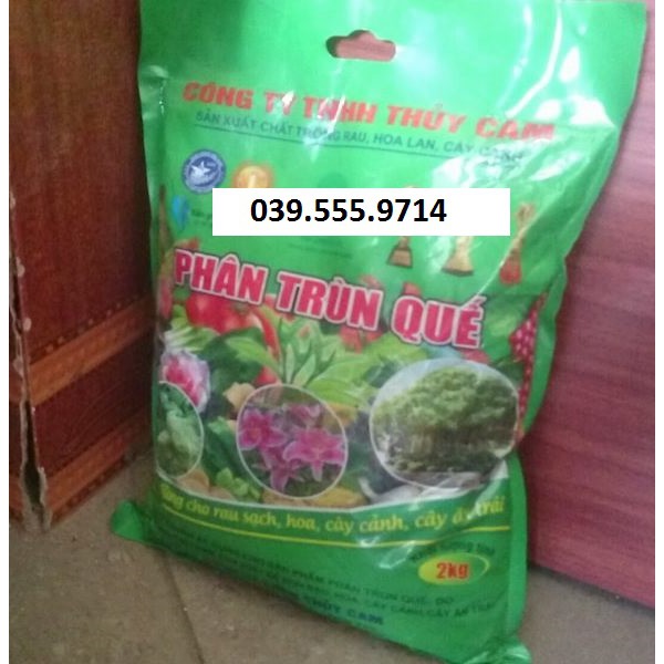 Bao 5kg Phân Trùn Quế dinh dưỡng cho cây