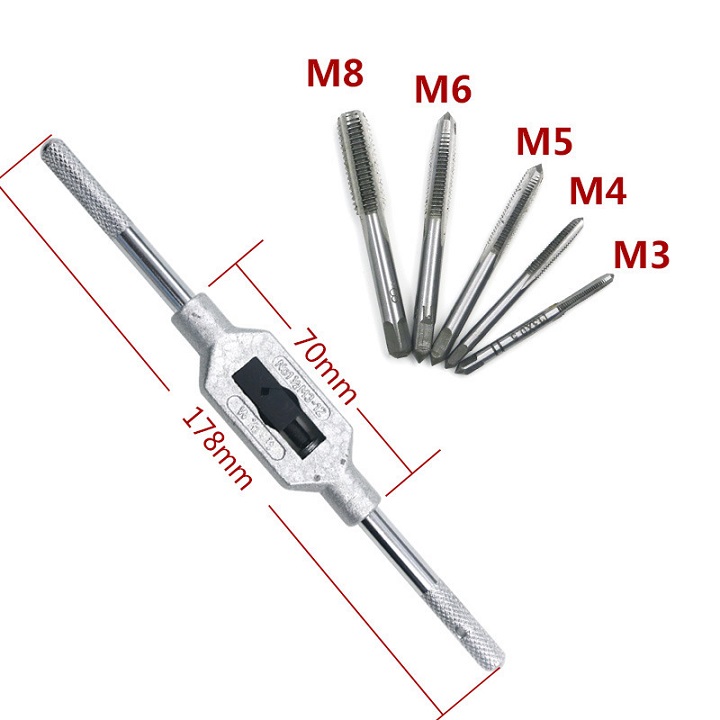 [1 set of 6 pieces] Zen m3.m4. m5.m6. M8-th 424 nose wrench