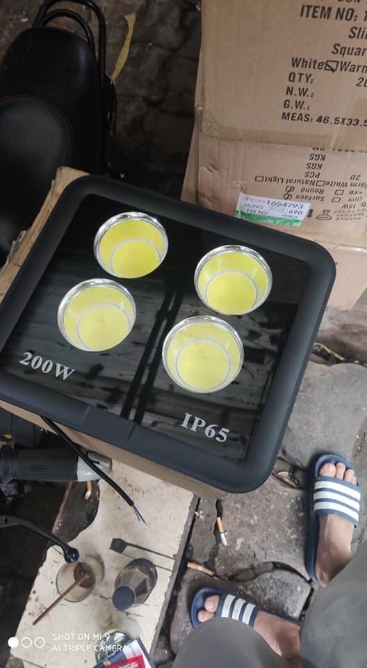 ĐÈN PHA CỐC 100W/200W/300W HÀNG ĐỦ CÔNG SUẤT BH 1 NĂM