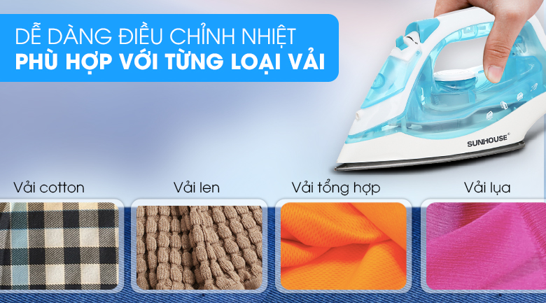 Bàn ủi hơi nước Sunhouse SHD2065