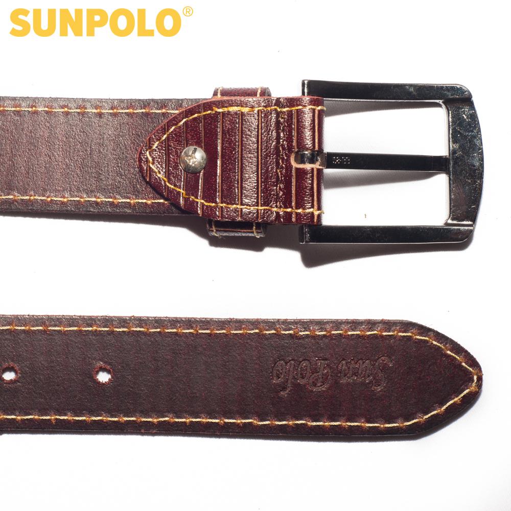 Men genuine leather belt BSMK25 (black, brown, dark brown)