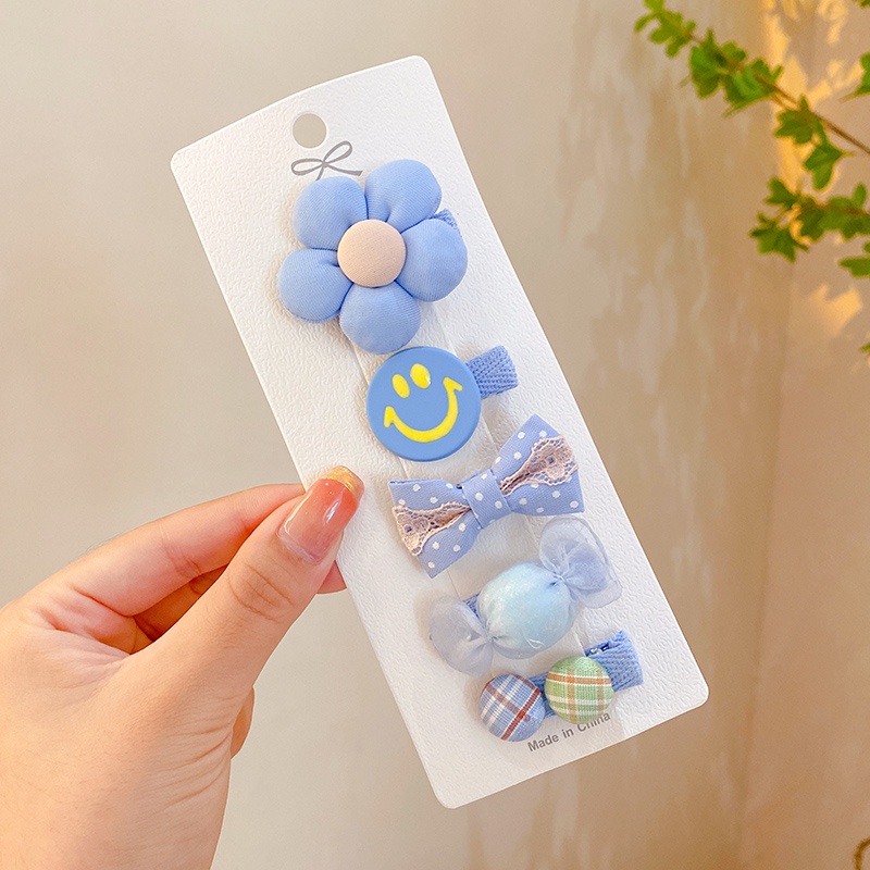 Kẹp Tóc Dễ Thương Phong Cách Hàn Quốc Cho Bé Gái