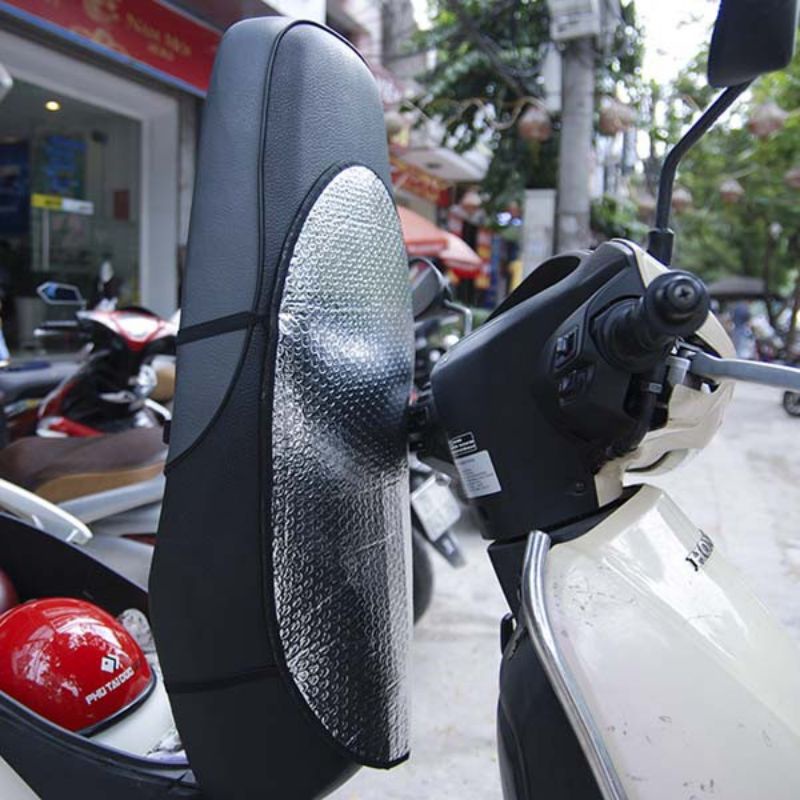 Combo 2 Miếng che yên xe máy chống nắng 2 mặt phản quang