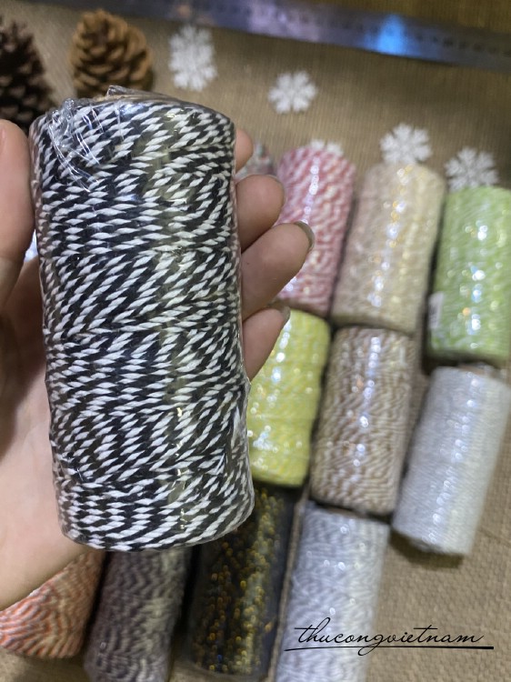 Cuộn dây chỉ Cotton 100m