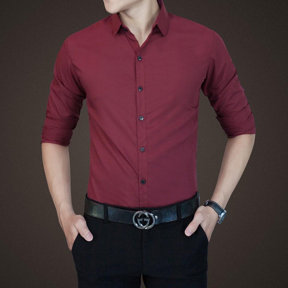 Sơ mi (đỏ đô) lịch lãm đẳng cấp