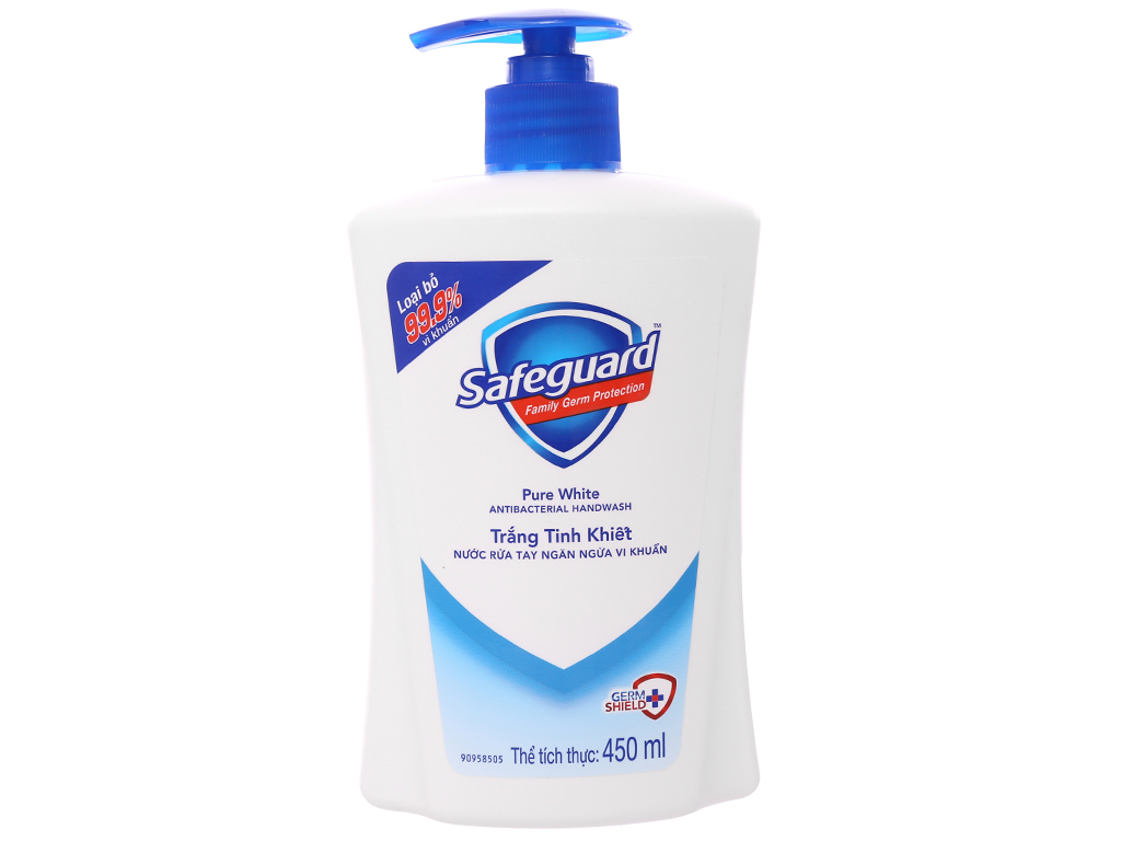 [NSX: T11.2021] Nước rửa tay Safeguard 450ml