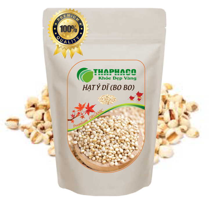 [Túi Lớn 1kg] Hạt Ý Dĩ ( Bo Bo ) Hữu Cơ - Chất Lượng Cao - Giá Tốt - Công Ty Thảo Dược THAPHACO