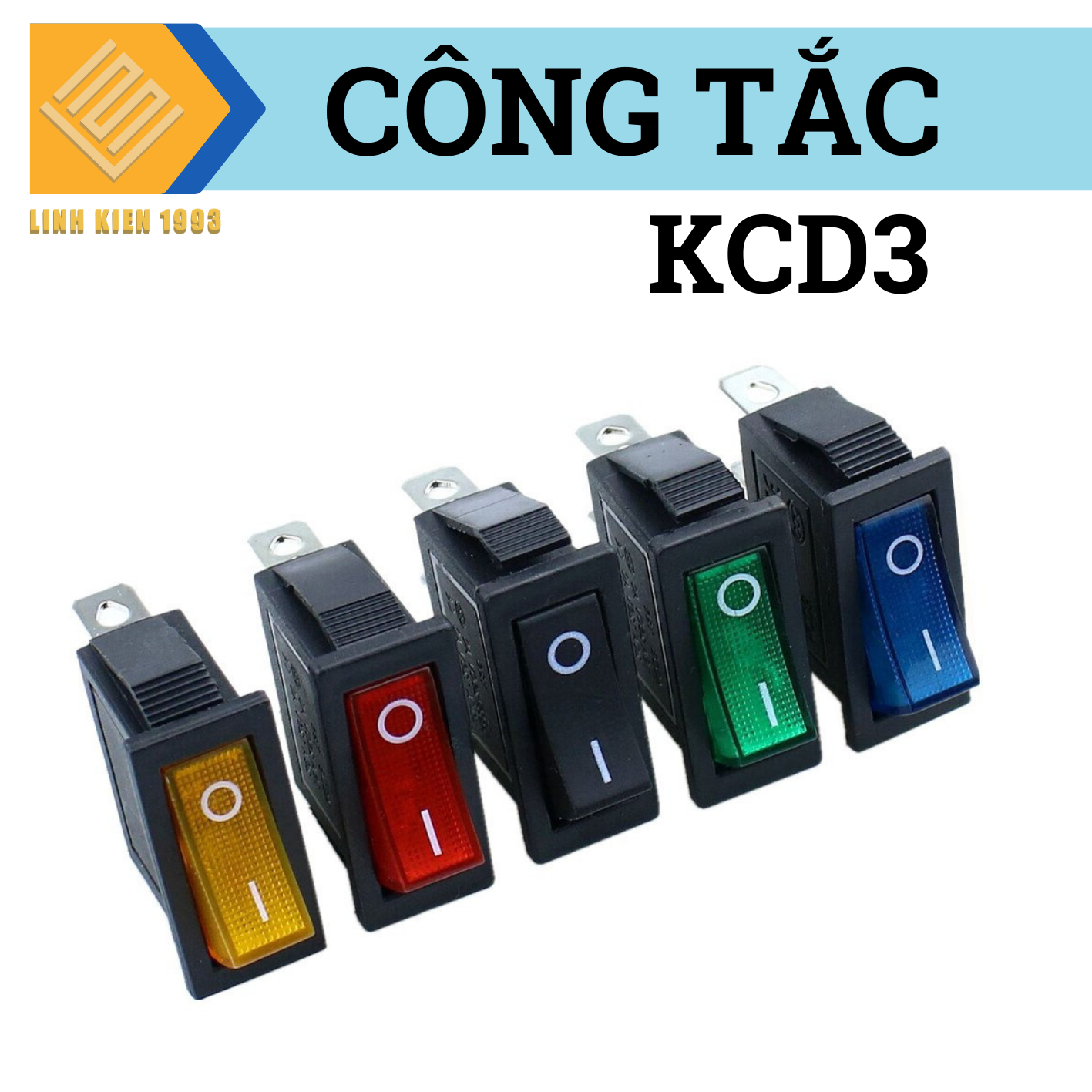 [ 2  CÁI ] Công tắc nguồn KCD3