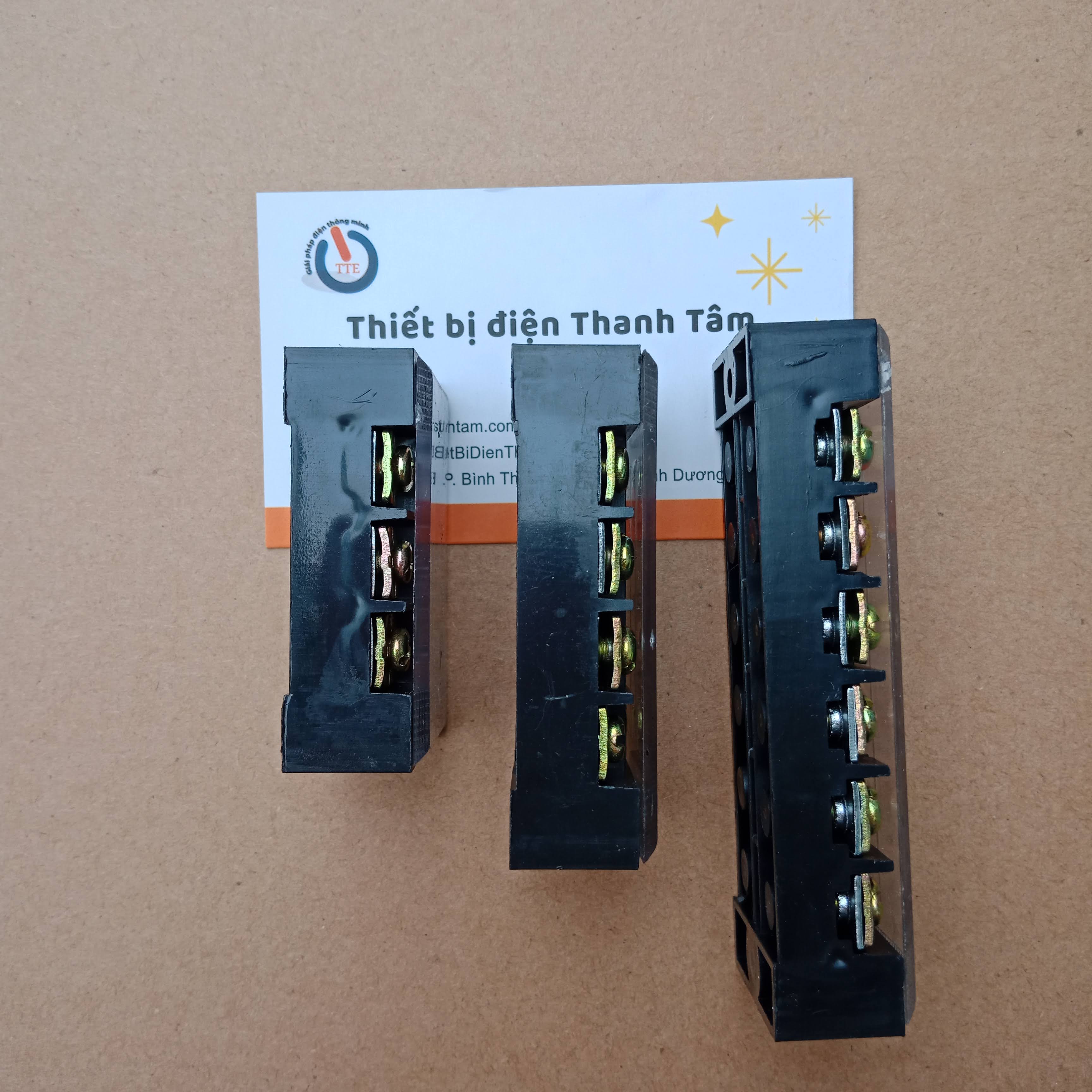 Cầu đấu điện 3P 4P 6P- 25A 45A  [ Domino, Terminal, Cút nối]
